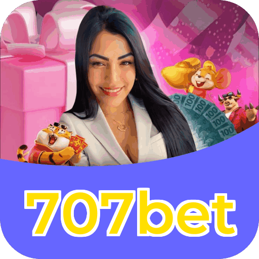 Interface do aplicativo 707bet mostrando jogos disponíveis no iOS e Android